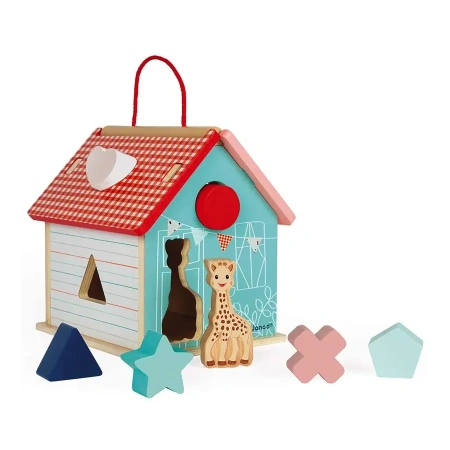 Игрушка деревянная Janod Sophie la Giraffe Домик-сортер J09505